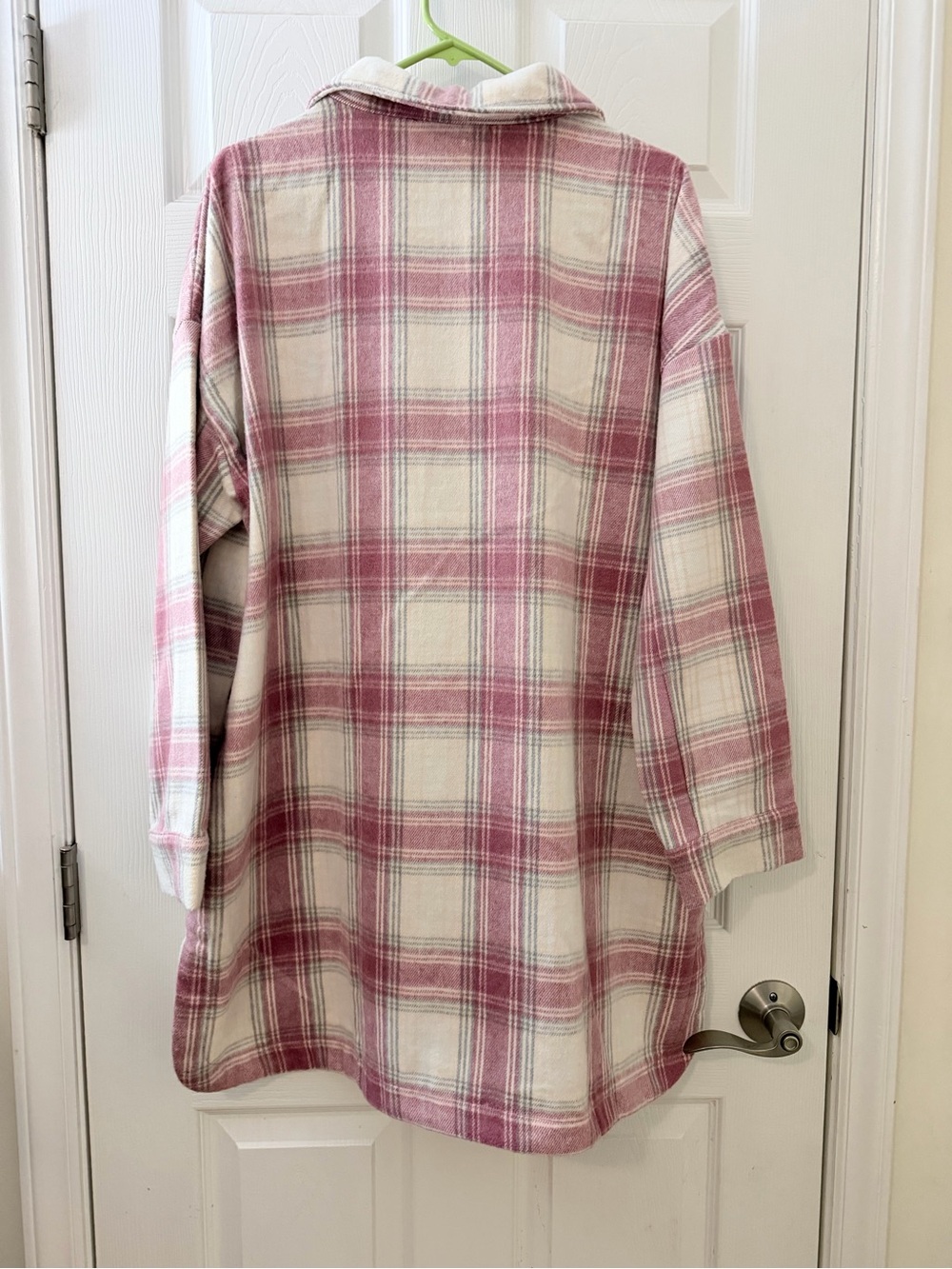 Banana Republic plaid longline shacket sz XL - Picture 2 of 7